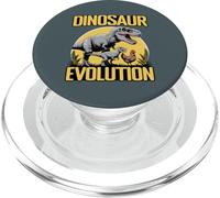 Dinosaur Evolution Dino Chicken Trex Evolutionary PopSockets PopGrip pour MagSafe