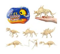 Dinosaur Fossil Dig Kit, set éducatif d'excavation, Skeleton Digging Activity Kit with Easy Tool Setup, 2,95 x 4,72 inches Learning Science Set, Modern Style Kids STEM Toy for Use