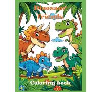 Dinosaur friends: coloring book