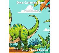 Dinosaur fun facts coloring book