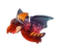 Dinosaur Hair Clips - 5 cm - Clip acrylique mignon, design créatif | Trendy Accessory for Kids All Types Everyday Wear School Party Gift