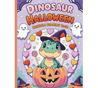 Dinosaur Halloween Mandala Coloring Book: Spooky-Sweet Fun for Kids - Cute Dinosaurs, Pumpkins, Bats, and Ghosts for Boys and Girls | Perfect for Halloween Parties, and Coloring Fun for Kids Ages 4-8