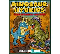 Dinosaur Hybrids Coloring Book: Island Experiments Gone Wrong - A Thrilling Coloring Adventure for Kids Featuring Fierce Mutant Dinosaurs