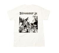 Dinosaur Jr. T-Shirt Funny Cotton Tee Gift for Men WomenWhite3XL