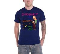 Dinosaur Jr T Shirt Where You Been Band Logo Nouveau Officiel Homme Navy Bleu Size S