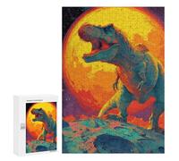 Dinosaur on Planet Puzzle 1000 Pièces Educa Jouet en Bois Cadeau Unique Décoration Intérieure Jeu Éducatif Challenge Toy Adultes Et Enfants À Partir De 14 Ans 300 PCS