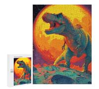 Dinosaur on Planet Puzzle 1000 Pièces Educa Jouet en Bois Cadeau Unique Décoration Intérieure Jeu Éducatif Challenge Toy Adultes Et Enfants À Partir De 14 Ans 500 PCS
