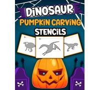 Dinosaur Pumpkin Carving Stencils: 30 Funny Halloween Themed for Holiday Decorating | Creative Designs for Kids and Adults