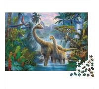 Dinosaur Puzzle 300 Pièces Educa Jouet en Bois Divertissement Créatif De l'art De La Décoration Jeu Éducatif Challenge Toy pour Adultes Et Enfants À Partir De 12 Ans 300pcs (40x28cm)