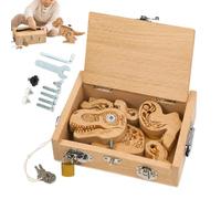 Dinosaur Puzzle Dinosaur Building Blocks Educatinal Activity | Puzzle Wooden for Age 0-3 Boys Girls Birthday Holiay Outdoor Indoor Home Party