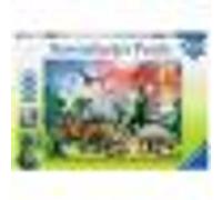 Dinosaur Puzzle XXL, 100pcs multicolore G