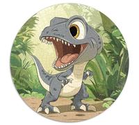 Dinosaur Puzzles 1000 Pieces Cadeau Unique Jeu Éducatif Challenge Toy À De Qualité Supérieure Peinture Art pour Adultes Enfants 1000pcs (67.5x67.5cm)