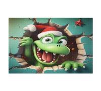Dinosaur Puzzles en Bois 1000 Pièces Adultes, Poster Jigsaw Puzzle, Design Unique Jouet ÉduChatif pour Adolescents Et EnfFourmis (75×50cm)