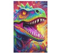 Dinosaur Puzzles en Bois 1000 Pièces Adultes, Poster Jigsaw Puzzle, Design Unique Jouet ÉduChatif pour Adolescents Et EnfFourmis 78×53cm