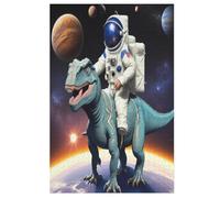 Dinosaur Puzzles en Bois 1000 Pièces Adultes, Poster Jigsaw Puzzle, Design Unique Jouet ÉduChatif pour Adolescents Et Enfants （78×53cm）