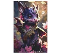 Dinosaur Puzzles en Bois 1000 Pièces Adultes, Poster Jigsaw Puzzle, Design Unique Jouet ÉduChatif pour Adolescents Et Enfants 78×53cm