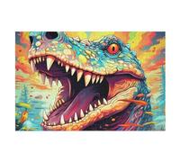 Dinosaur Puzzles en Bois 1000 Pièces Adultes, Poster Jigsaw Puzzle, Design Unique Jouet ÉduChatif pour Adolescents Et EnfFourmis (75×50cm)