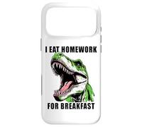 Dinosaur School Kids Humor - I Eat Homework for Breakfast Coque pour iPhone 17 Pro Max