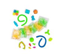 Dinosaur Sensory Slime & Fidget Toy Set - 24-Piece Squishy Kit with Mochis, Creeblers, Spinners & More for Kids Ages 6+ | Stress Relief & Prehistoric Play Fun