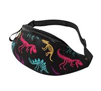 Dinosaur Skeleton Fossil Fanny Pack Crossbody Waist Bag Pack pour Hommes Femmes. Sac Ceinture pour Les Voyages, la Marche, la Course, la randonnée, la pêche.