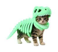 Dinosaur Skeleton Pet Costume - Glow in The Dark | Halloween Outfit