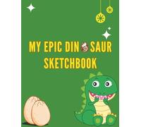 Dinosaur Sketchbook for Kids: Professional Quality Large Drawing Pad for Boys and Girls: 100 Blank Pages with Fun Creative Borders, 8.5" x 11" Large ... & Creative Play - Premium T-Rex Edition