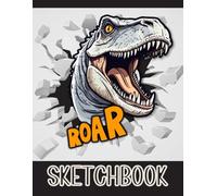 Dinosaur Sketchbook for Tween Boys: Large 8.5 x 11 Kids Drawing Book & School Sketch Pad | Blank Journal Notebook for Creative Boys Ages 8-12 | Boosts Creativity