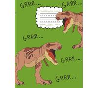 Dinosaur Story Paper Notebook for Kids - Handwriting Practice with Picture Space, Primary Ruled Dotted Midline, Letter & Number Tracing 1-20, Cute ... Drawing Journal for Boys and Girls Grades K-2