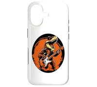 Dinosaur T-Rex Playing Guitar Gifts Bass Guitarist Funny Art Coque pour iPhone 17