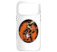 Dinosaur T-Rex Playing Guitar Gifts Bass Guitarist Funny Art Coque pour iPhone 17 Pro Max
