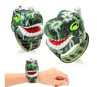 Dinosaur Toy Walkie Talkies pour Enfants Longue portée 3 canaux Volume réglable Fonction d'appel Porté au Poignet Cadeaux pour Garçons Filles 3-12 Ans
