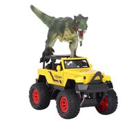 Dinosaur Truck Toy Set Lifeke Alloy Off Road Vehicle avec Son et Léger pour la créativité sans Fin et Le Plaisir pour Les Enfants Trump de Jouet Dinosaure pour Les Enfants en Plastique /