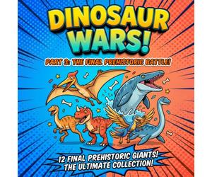 Dinosaur Wars!: Part 3: The Final Prehistoric Battle! 12 More Dinosaurs, Trading Cards & Battle Game for Kids Ages 4-12