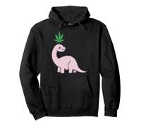 Dinosaur Weed Marijuana Kawaii Esthétique Anime Feuille de Cannabis Sweat à Capuche