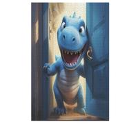 Dinosaure 1000 Pièces Puzzle en Bois pour Adultes Enfants, Puzzles Impossible, Jeu D'adresse pour Toute La Famille, （78×53cm）