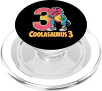Dinosaure 3e Anniversaire Dino-Loving Kids PopSockets PopGrip pour MagSafe