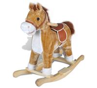 Dinosaure à Bascule en Peluche Bébé 12 Mois 25 kg Siège Rembourré vidaXL