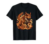 Dinosaure à Cornes rugissantes T Rex pour Anniversaire d'enfant T-Shirt