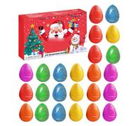 Dinosaure Advent - Calendrier Compte à Rebours de 24 Jours | Garnitures de Bas de Noël en Forme d'œuf De Dinosaure pour Les Activités Familiales Quotidiennes à La Maison École Et En omme
