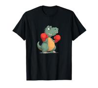 Dinosaure Amusant avec de Jolis Gants de Boxe pour Le Sport T-Shirt