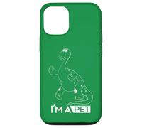 Dinosaure amusant pour les amoureux des dinosaures - Garçon et fille - Je suis un animal de compagnie Coque pour iPhone 12/12 Pro