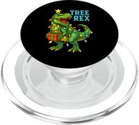 Dinosaure Arbre de Noël Rex Pyjama Hommes Garçons Lumières de Noël PopSockets PopGrip pour MagSafe