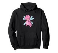 Dinosaure avec Plumes de Papillon Sweat à Capuche