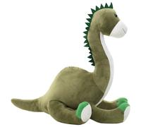 vidaXL dinosaure brontosaure en peluche Vert Vert