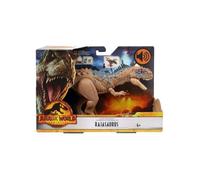 Dinosaure Brun : Rajasaurus 34 cm - Articulé Et Sonore - Jurassic World - Dino Attaque - Animaux Préhistorique