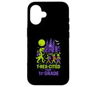 Dinosaure cité T-Rex Cute Kids Back to School Coque pour iPhone 16