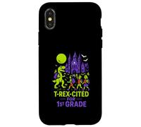 Dinosaure cité T-Rex Cute Kids Back to School Coque pour iPhone X/XS
