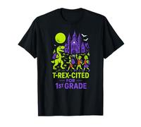 Dinosaure cité T-Rex Cute Kids Back to School T-Shirt