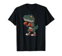 Dinosaure Cool avec Gants de Boxe T-Shirt