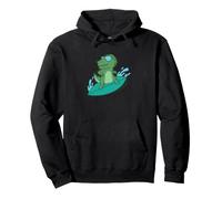 Dinosaure Cool Dinosaure Reptile Surf Sweat à Capuche